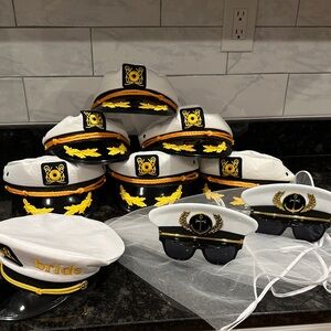 Bridal Captain Hats & Sunglasses